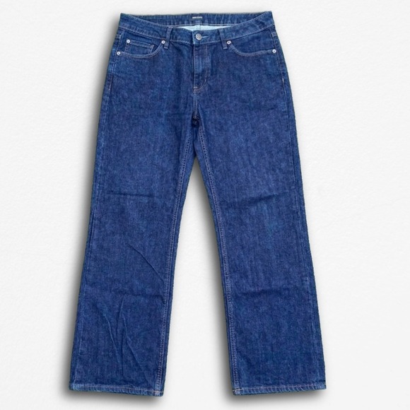 Banana Republic Denim - Banana Republic Womens Dark Wash Straight Leg Jeans Indigo Blue Size 10R